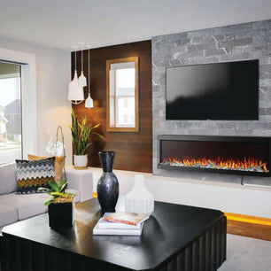 TRIVISTAᴹᴰ PICTURA 60 Foyers électriques encastrés à trois faces | NEFL60H-3SV