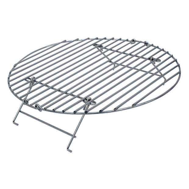 Grille 2 niveaux pliable en acier inoxydable  | 201126