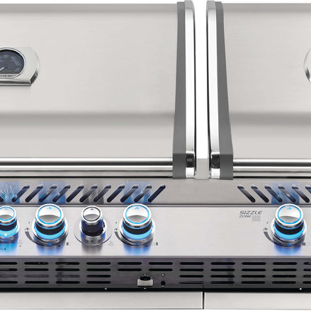 Tête de gril Prestige PRO ™ 825 intégrée avec brûleur inférieur et arrière infrarouge